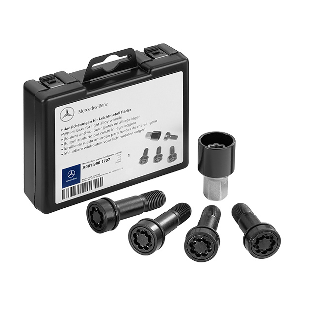 Mercedes-Benz Radsicherungssatz, M14 x 1,5 x 45 