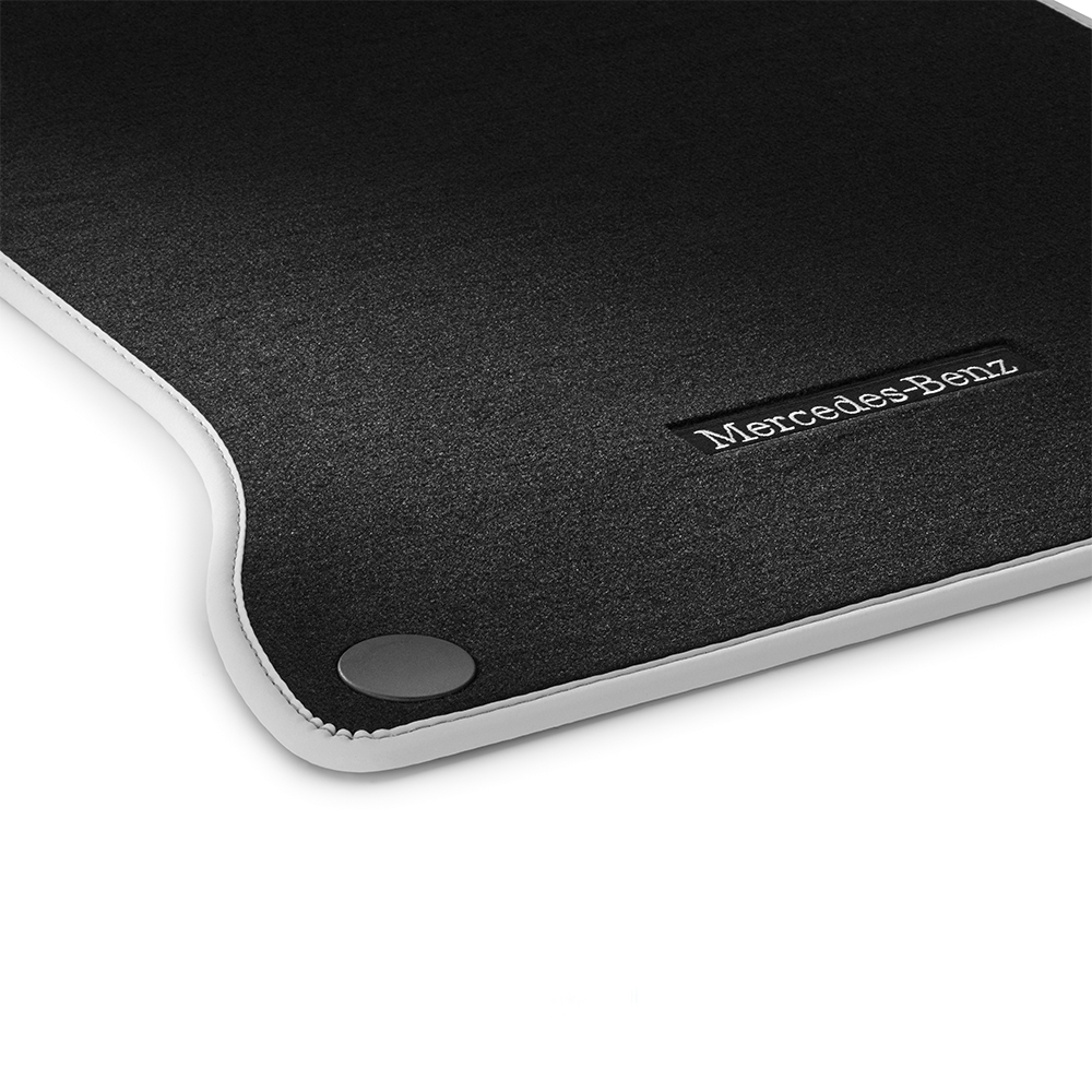 Mercedes-Benz Velours-Fußmatten 4er-Set Classic, schwarz, A-Klasse (W176) / B-Klasse (W246) / CLA (C117) 