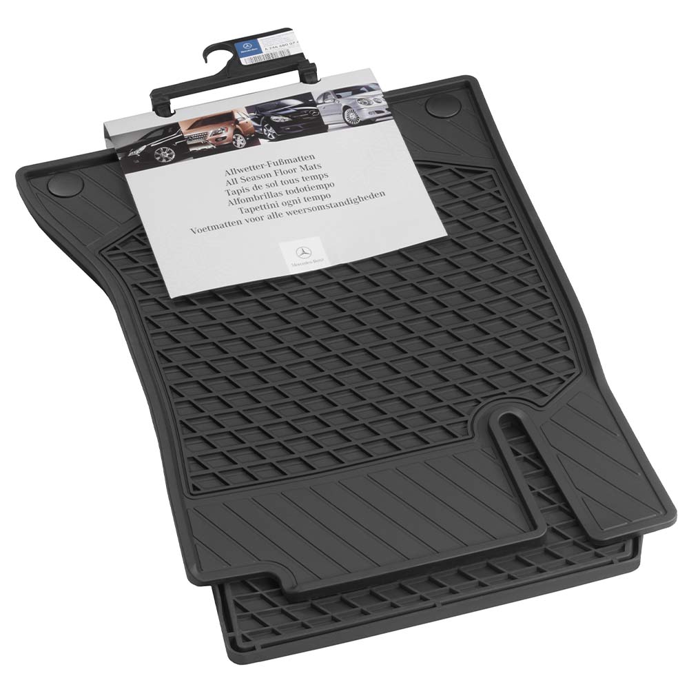 Mercedes-Benz Allwettermatten Classic, Fahrer-/Beifahrermatte, 2-teilig A-, B-, CLA-, GLA-Klasse 