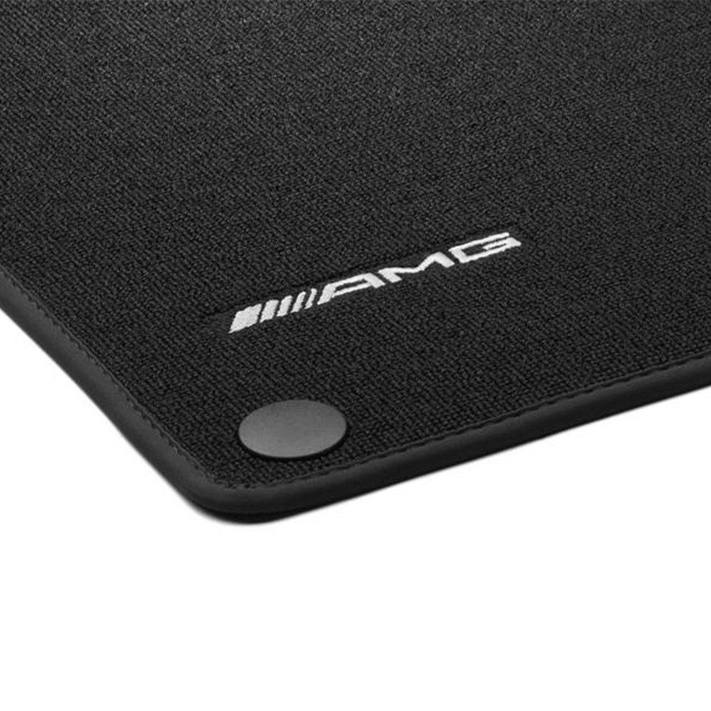 Mercdes-AMG Fußmatte in Kurzschlingenoptik, Fahrermatte Linkslenker, 1-teilig (A205/C205/S205/W205) 
