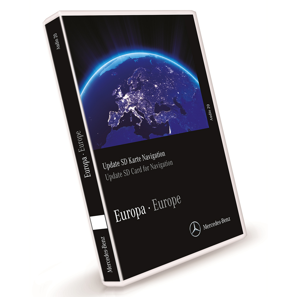 Mercedes-Benz Navigations-Update SD Karte, Europa Version 2022/2023, C-/E-Klasse/CLS 
