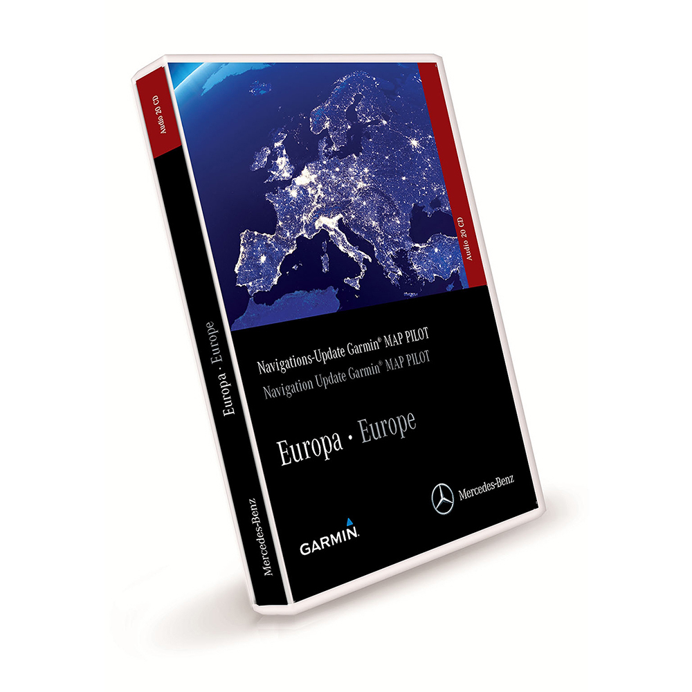Mercedes-Benz Navigations-Update Garmin MAP PILOT Europa 2022 karminrot 