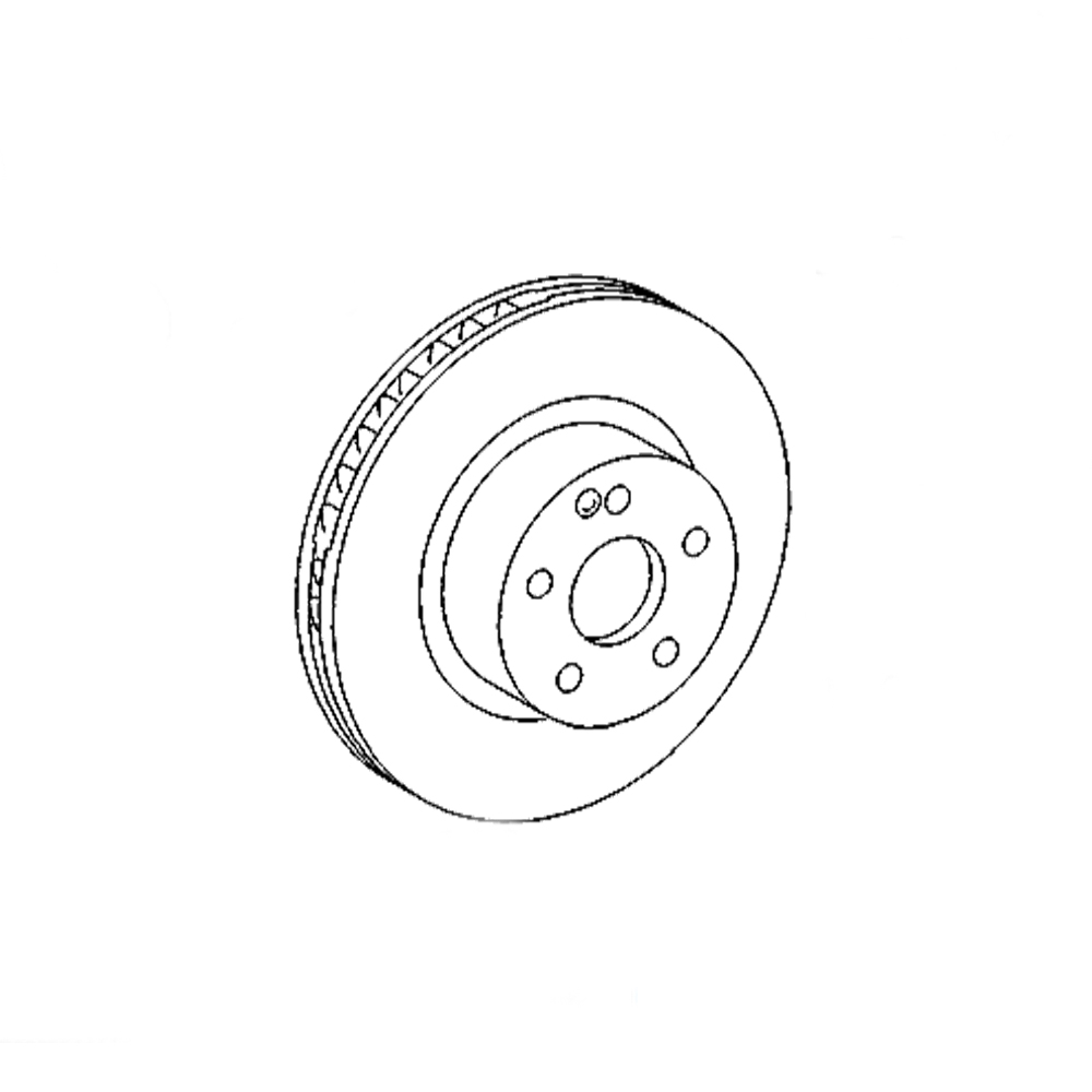 Mercedes-Benz Bremsscheibe vorne CL-Klasse (C215), S-Klasse (S220) 