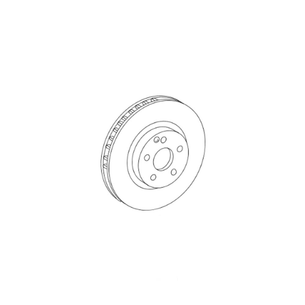 Mercedes-Benz Bremsscheiben (belüftet), Vorderachse, CL-Klasse (C216), S-Klasse (W221), SL-Klasse (R230) 