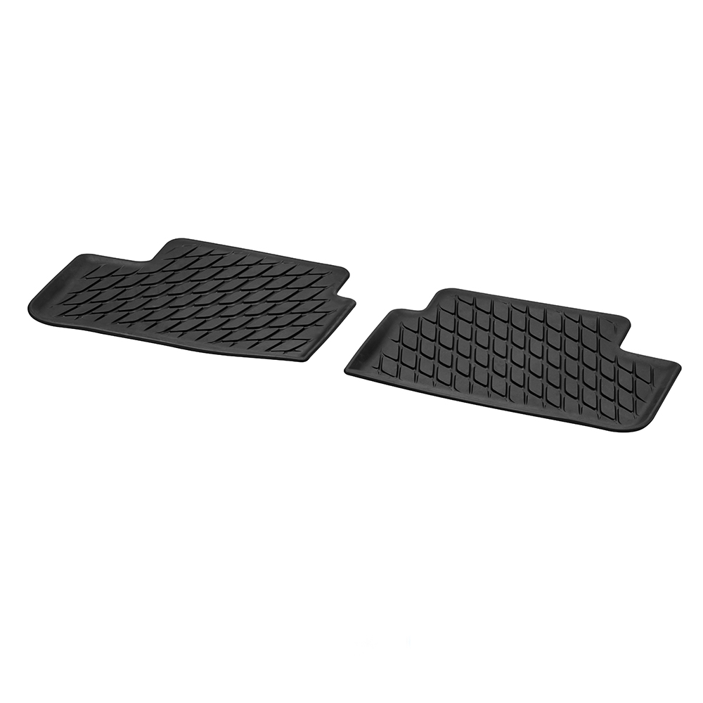 Mercedes-Benz Allwettermatten Set Dynamic Squares (2-teilig), Fond, schwarz, W247/H247 
