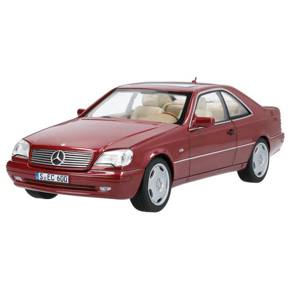 Mercedes-Benz Classic Kollektion CL 600 C140 (1996-1998) Modellauto, almandinrot, 1:18 