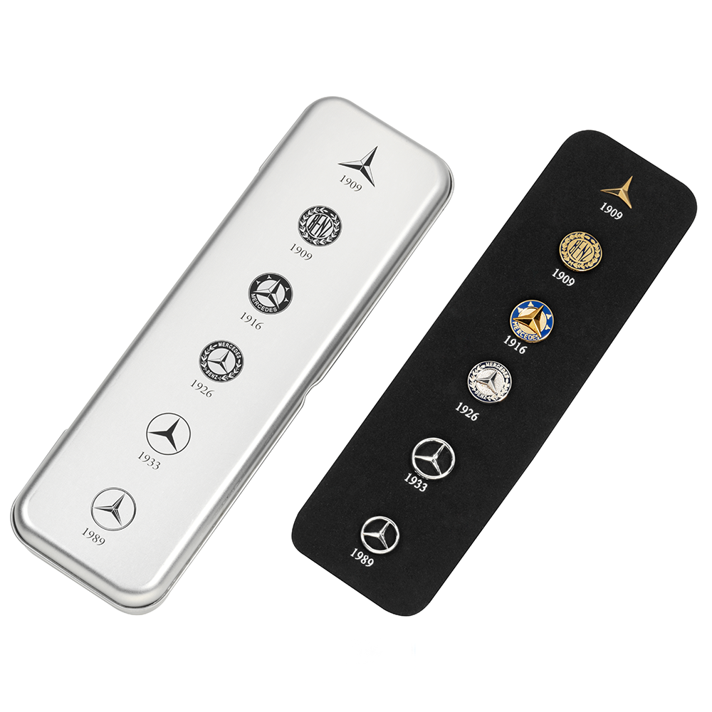 Mercedes-Benz Classic Kollektion Pins historische Sterne 6-er Set 