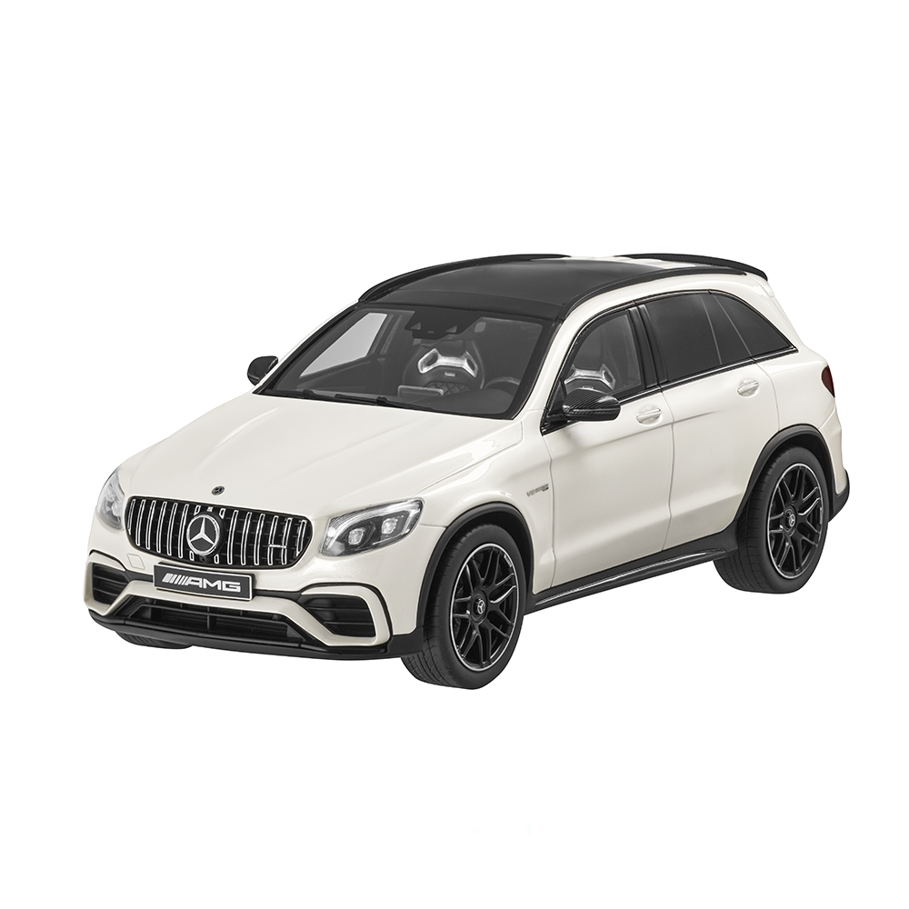 Mercedes-AMG Kollektion GLC 63 SUV 4Matic+ X253 Modellauto, designo diamantweiß bright, 1:18 