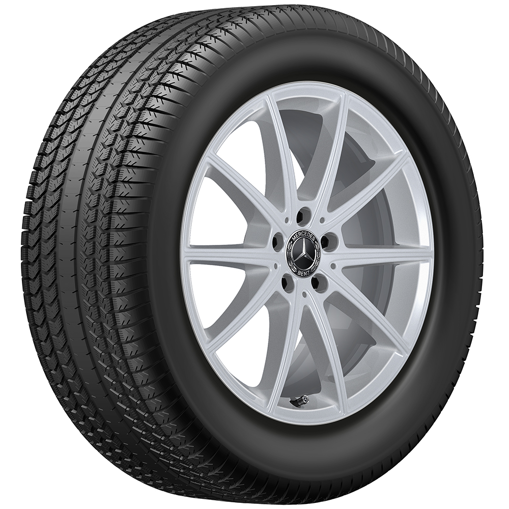 Mercedes-Benz Pirelli Winterkomplettradsatz, 10-Speichen-Rad, vanadiumsilber, GLE (167) 